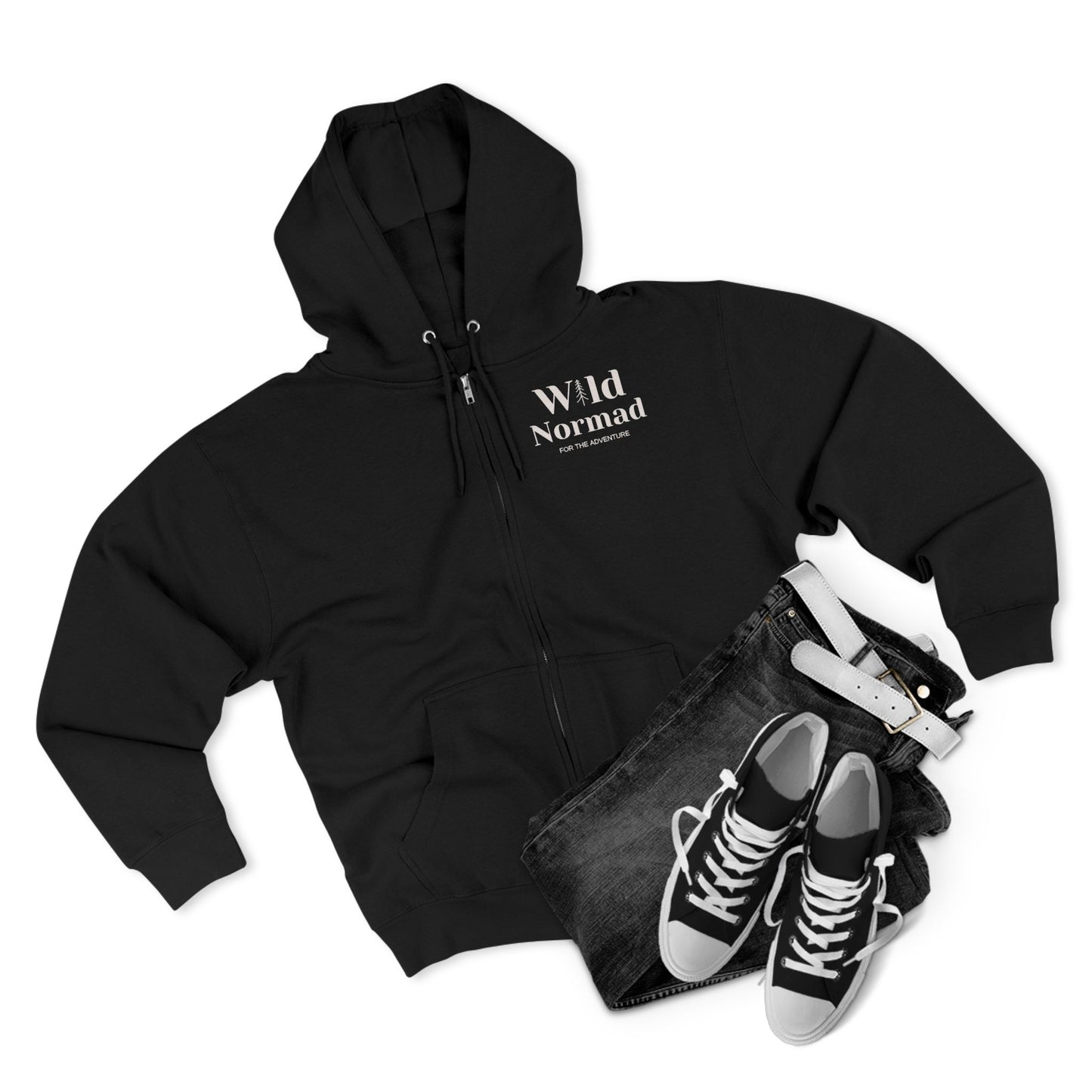 Unisex Wild Nomad Travel Unisex Zip Hoodie