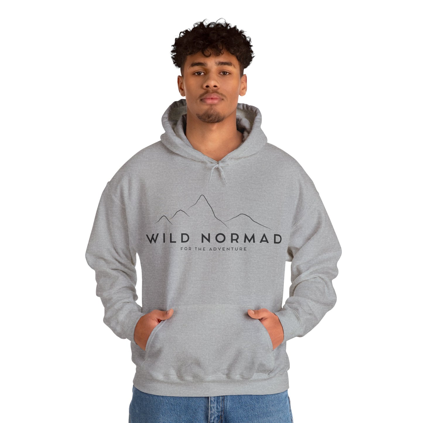 Mens Wild Normad Adventure Hoodie White or Grey