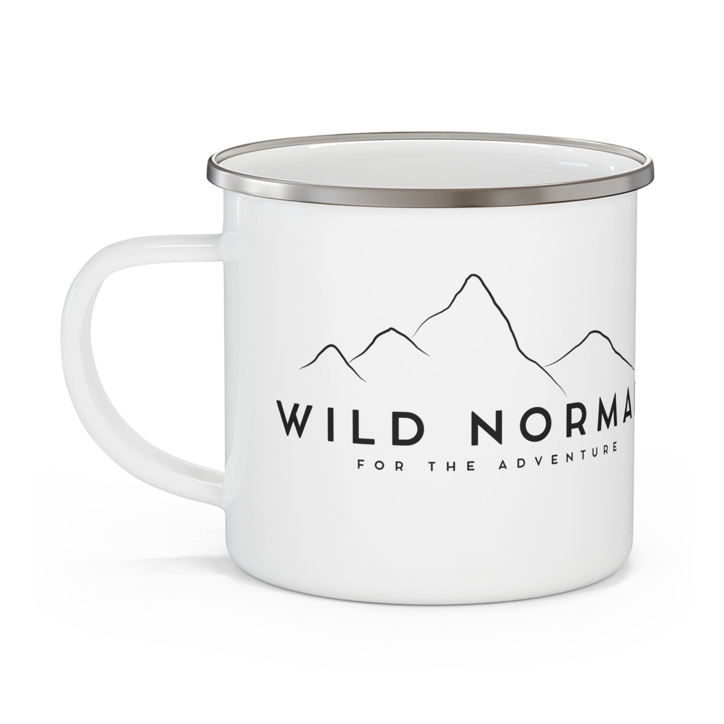 Wild Normad Adventure Enamel Camping Mug