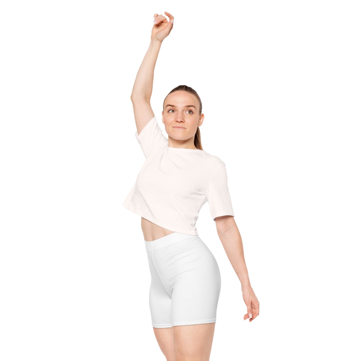 Skinny-fit Stylish Women's Hiking Shorts with Mountain Design for Active lifestyles