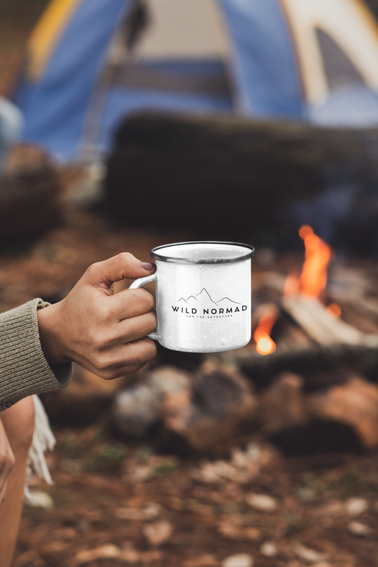 Wild Normad Adventure Enamel Camping Mug