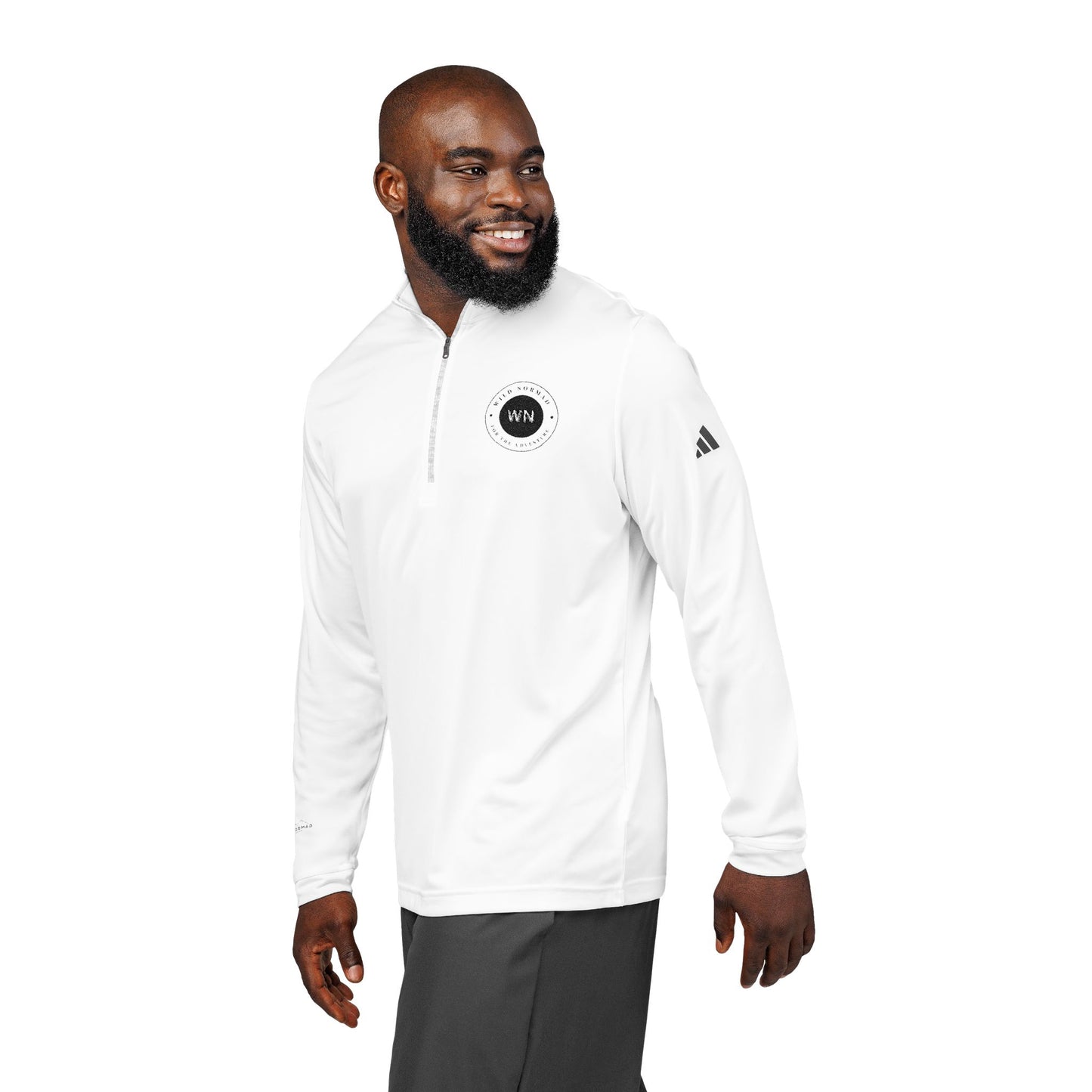 Adidas® And Wild Normad Quarter-Zip Performance Pullover