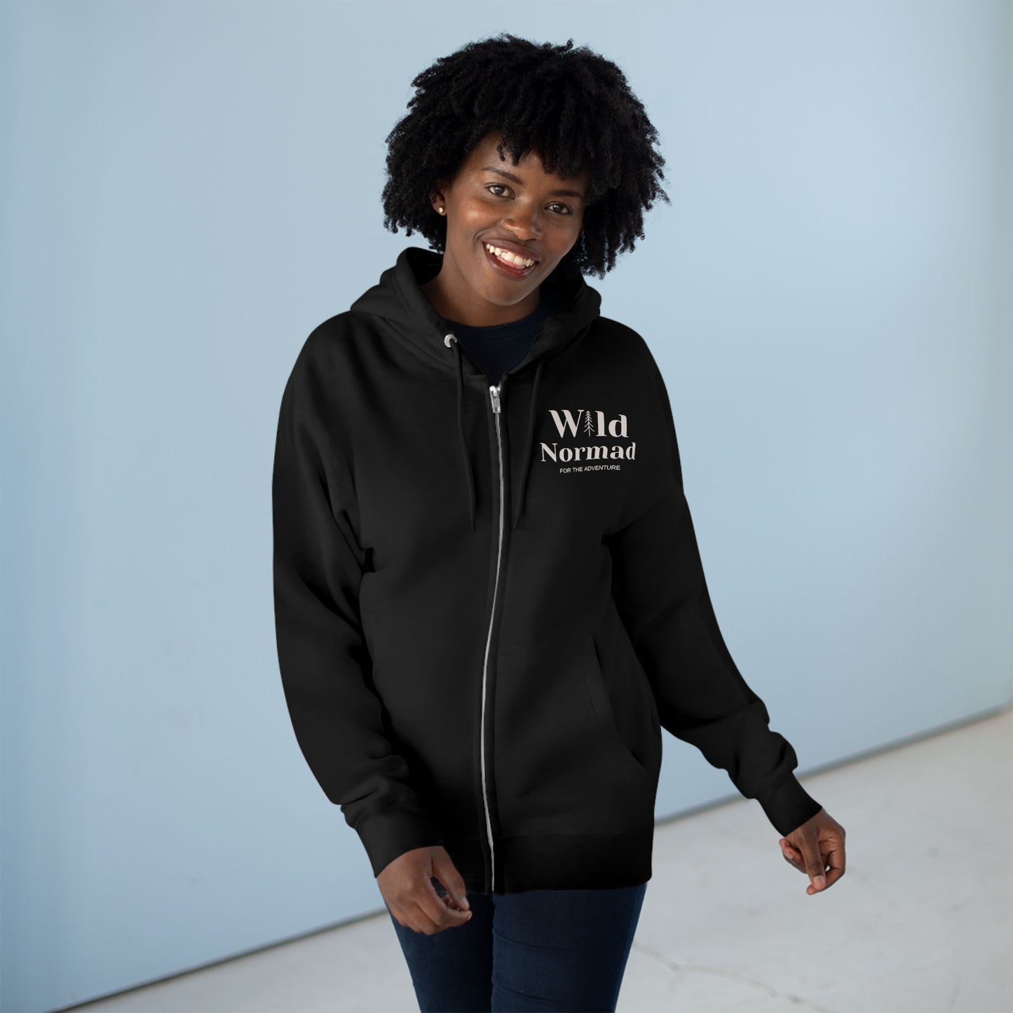 Unisex Wild Nomad Travel Unisex Zip Hoodie